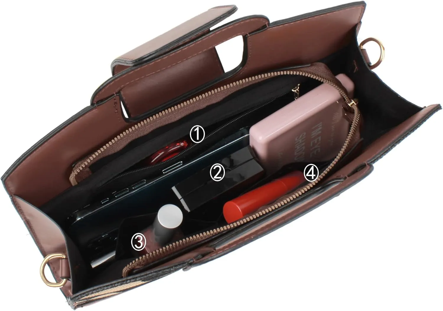 Goclothod Top Handle Satchel Women Vintage Flap Tote Clutch Handbag Crossbody Shoulder Bag Purse