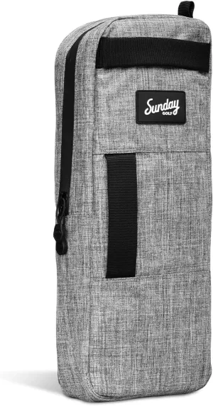 Golf Cooler Bag, Capacity for 7 Cans, Discrete, Water Resistant Zippers, Sleeves for Ice Packs, with 3 Grab Handles by Sunday Golf