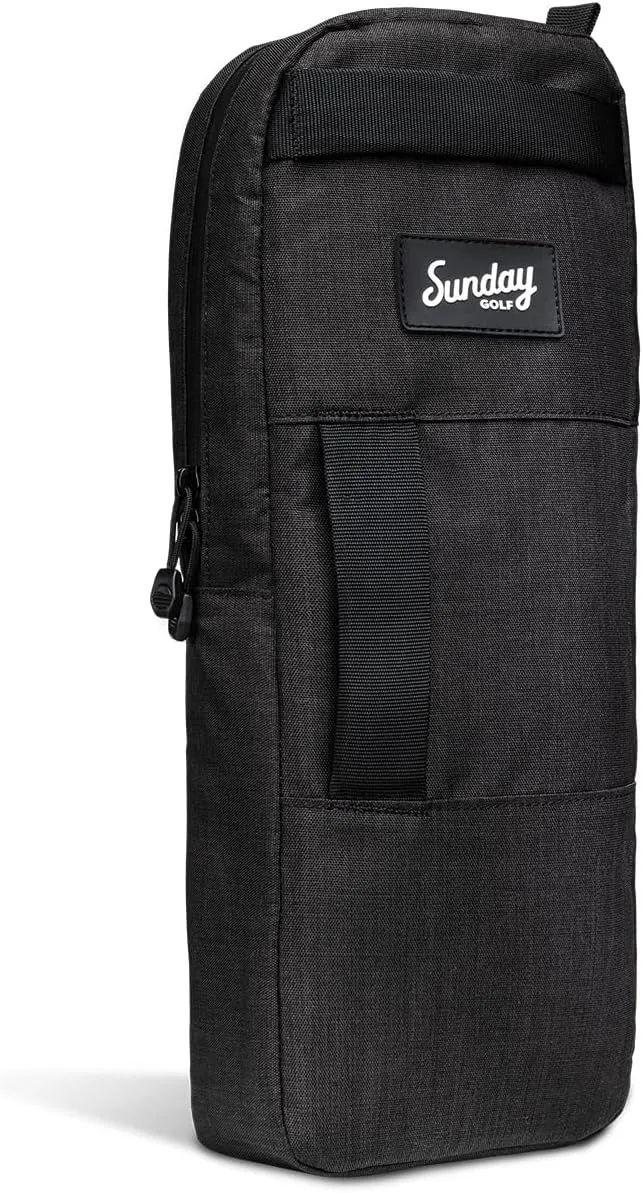 Golf Cooler Bag, Capacity for 7 Cans, Discrete, Water Resistant Zippers, Sleeves for Ice Packs, with 3 Grab Handles by Sunday Golf