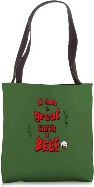 Great Eater Beef Twelfth Night Shakespeare Quotation Comedy Tote Bag