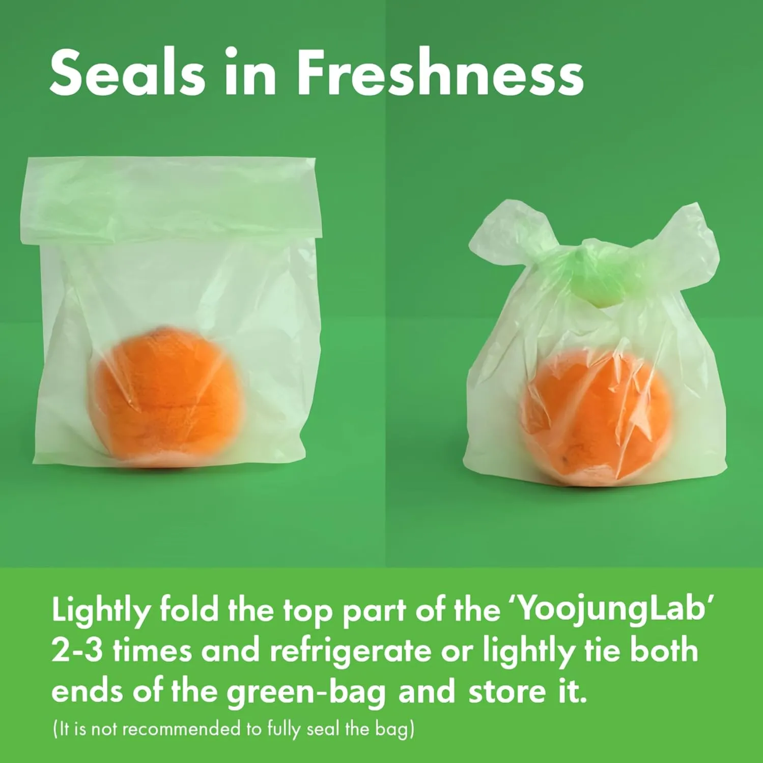 Green Food Storage Bags - 9.84" & 14.56" Sizes, 200 Bags, Keep Fresh Produce, Eco-Friendly, BPA FREE, HDPE
