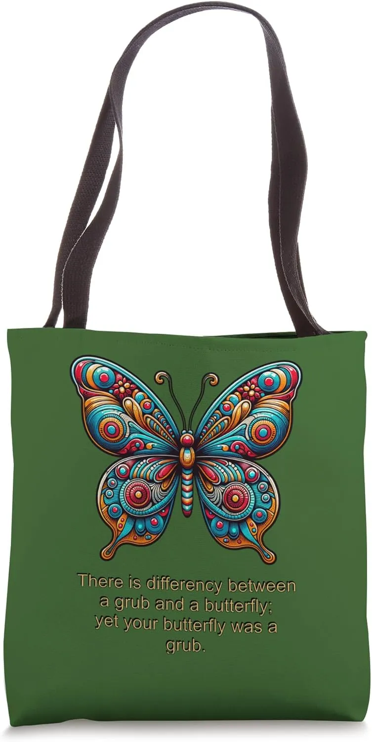 Grub Butterfly Coriolanus Shakespeare Quotation Tragedy Play Tote Bag