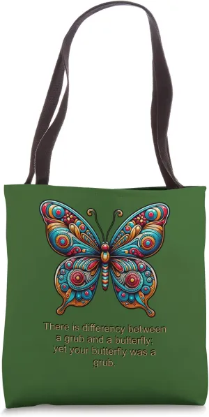 Grub Butterfly Coriolanus Shakespeare Quotation Tragedy Play Tote Bag
