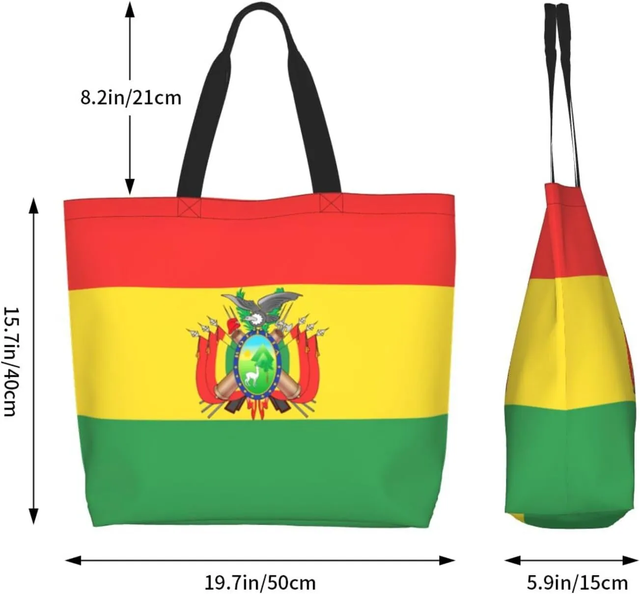 GTEVUTS Texas Flag Grocery Bag Large Handbag Reusable Shoulder Totes Bags-Cute Beach Bag for Women Men Travel Outdoor