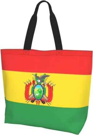 GTEVUTS Texas Flag Grocery Bag Large Handbag Reusable Shoulder Totes Bags-Cute Beach Bag for Women Men Travel Outdoor