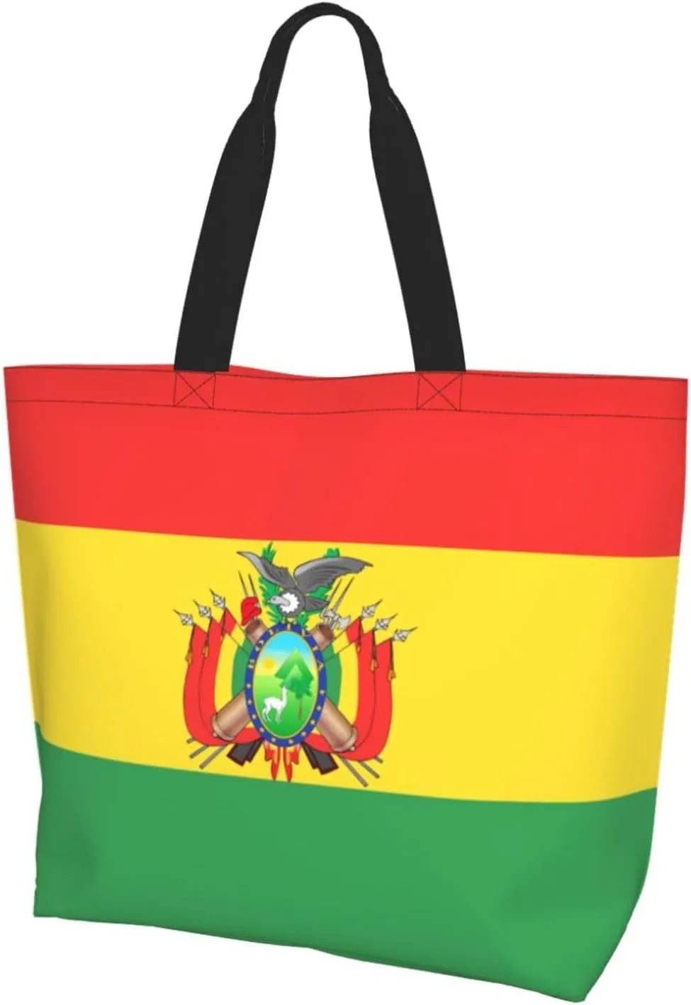 GTEVUTS Texas Flag Grocery Bag Large Handbag Reusable Shoulder Totes Bags-Cute Beach Bag for Women Men Travel Outdoor