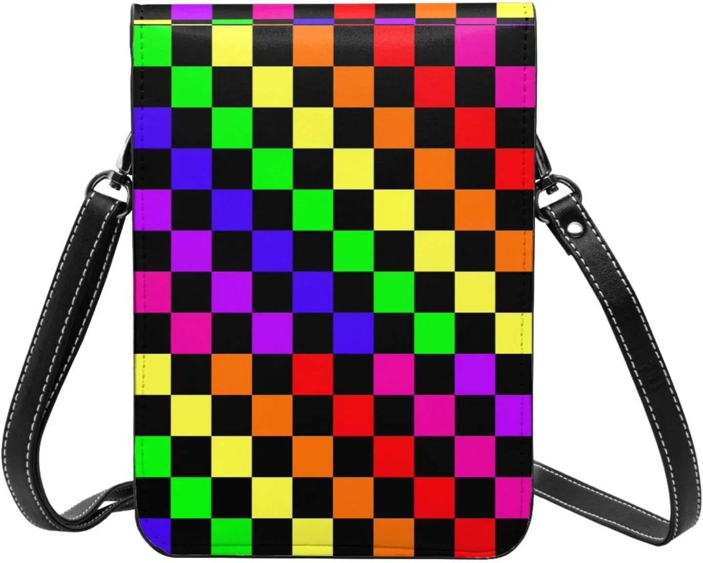Guatemala Flag Leather Crossbody Cell Phone Purse Small Wallet Bags Adjustable Phone Bag for Women