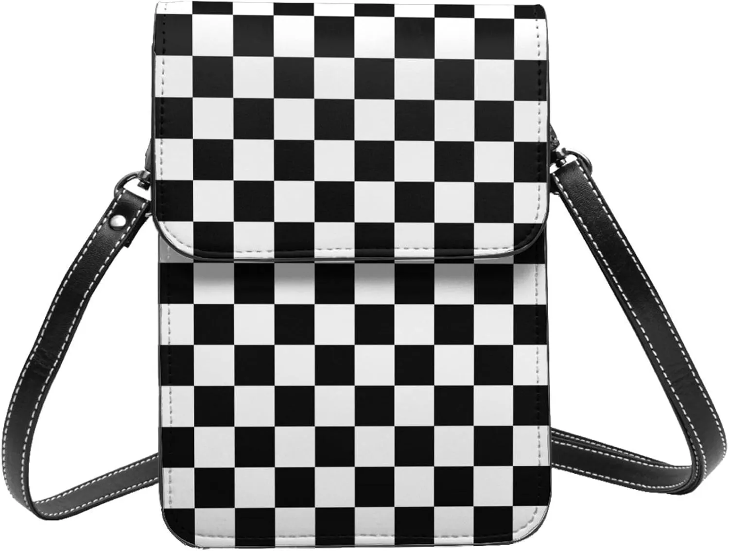Guatemala Flag Leather Crossbody Cell Phone Purse Small Wallet Bags Adjustable Phone Bag for Women