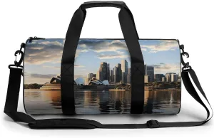 Gym Bag City Sydney Duffel Bag for Men Women Overnight Bag with Shoe Compartment Workout Bags