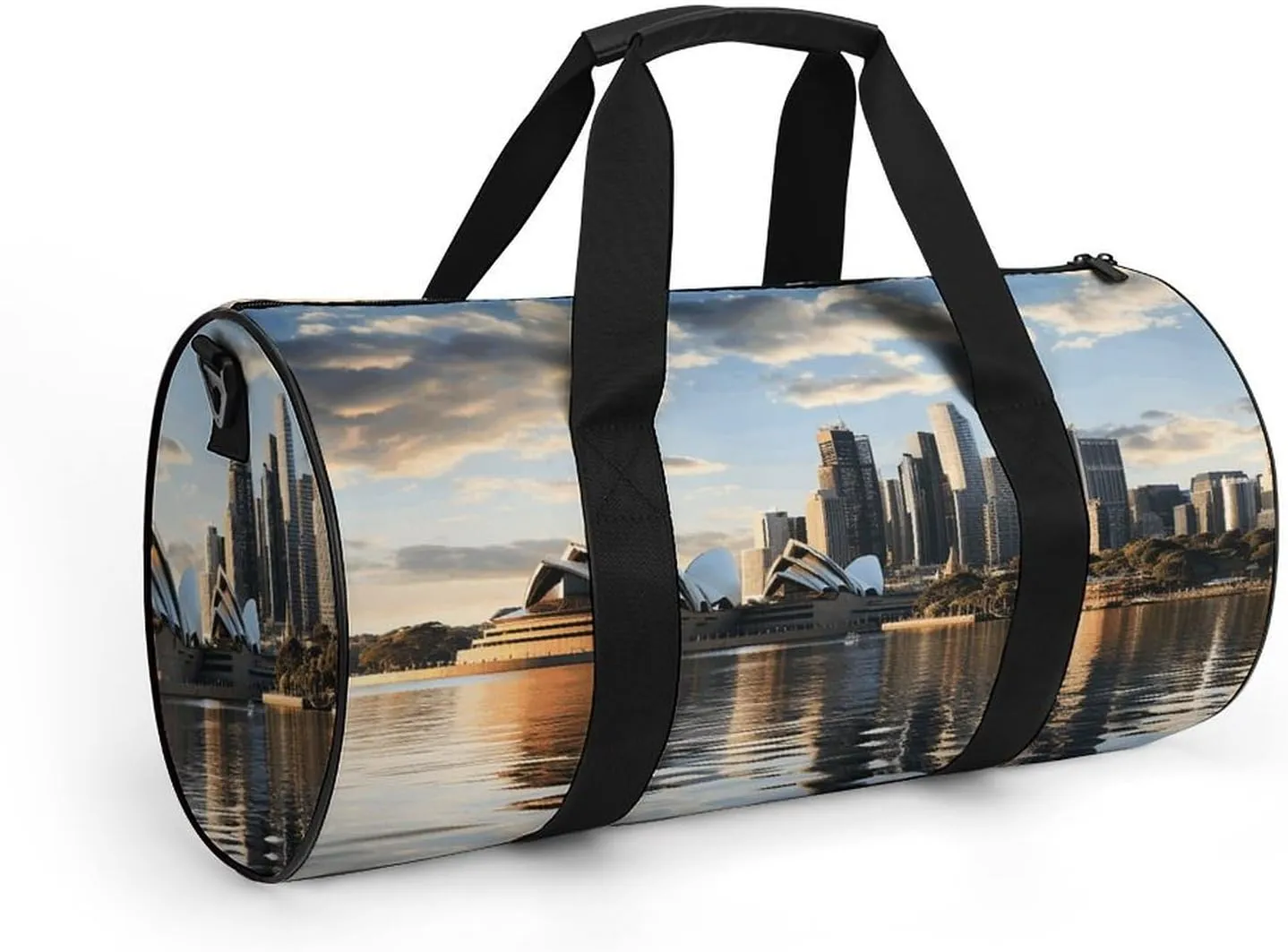 Gym Bag City Sydney Duffel Bag for Men Women Overnight Bag with Shoe Compartment Workout Bags