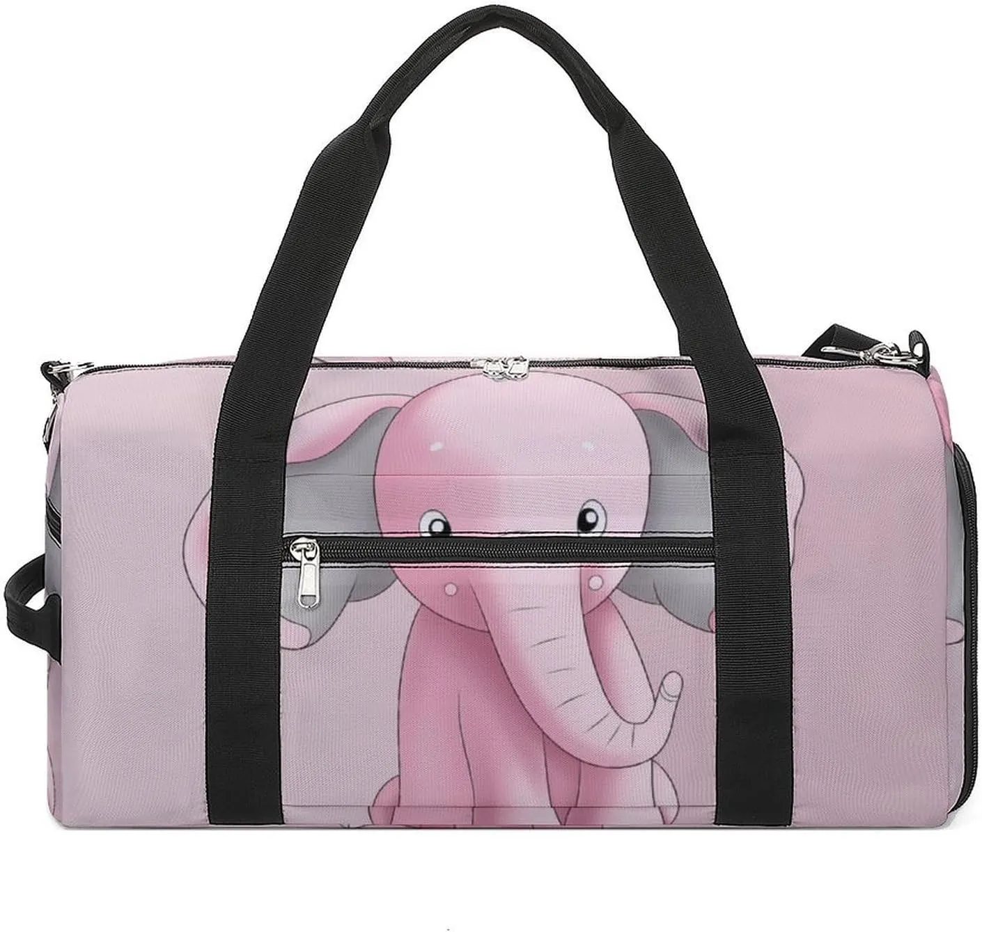 Gym Bag Elephant Duffel Bag for Men Women Overnight Bag with Shoe Compartment Workout Bags