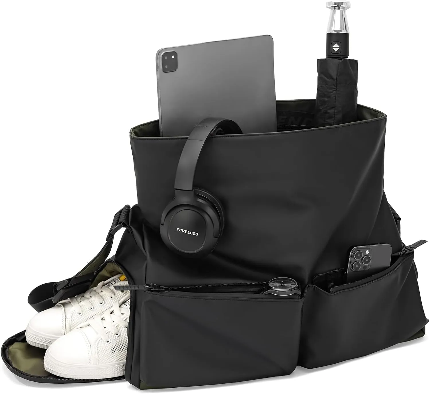 Gym Bag for Women Men with Shoe Compartment, Small Sport Duffle Gym Tote Bag with Wet Pocket, Waterproof Travel Duffle Bag Workout Dance Yoga Bag