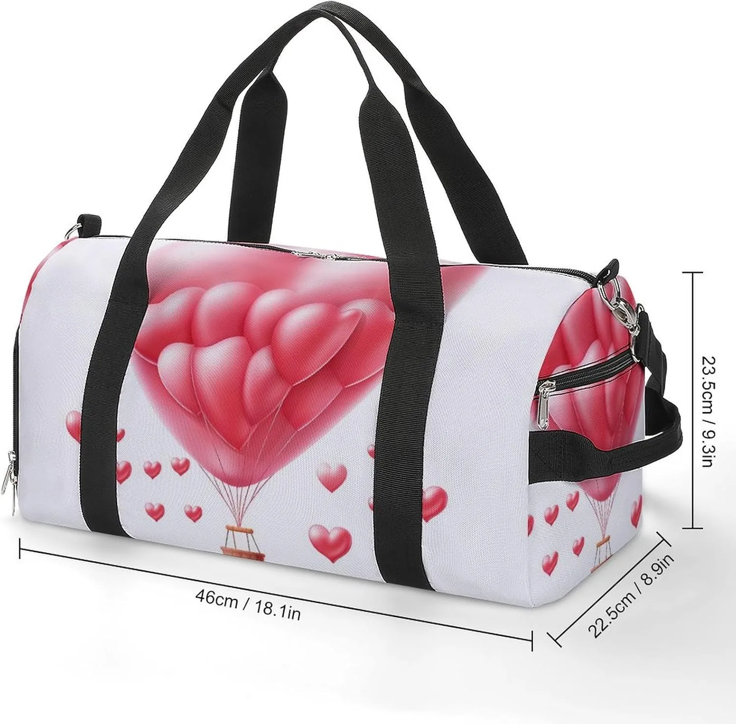 Gym Bags for Men Women Shaped Balloon Duffle Bag Travel Overnight Bag with Shoe Compartment Tote Bags