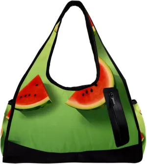 Gym Bags for Men,Travel Duffel Bags for Women,Watermelon Green,Workout Bag
