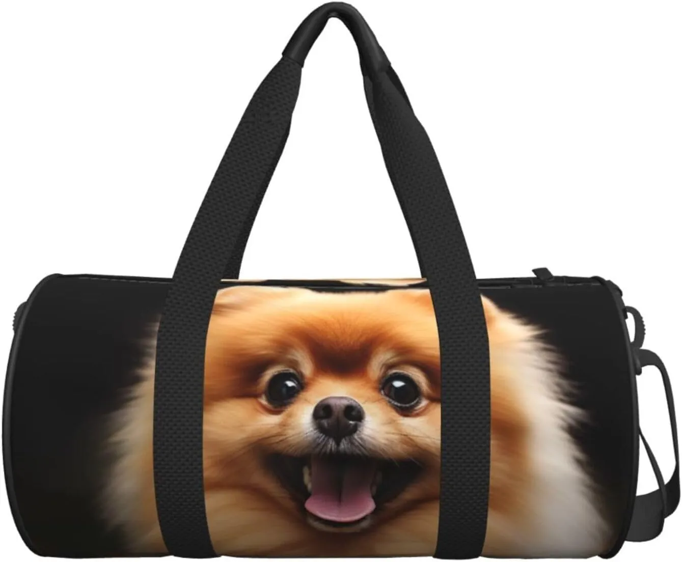 Gym Bags Small Pomeranian Duffel Bag Overnight Bag with Shoe Compartment Carryon Bag for Men Women