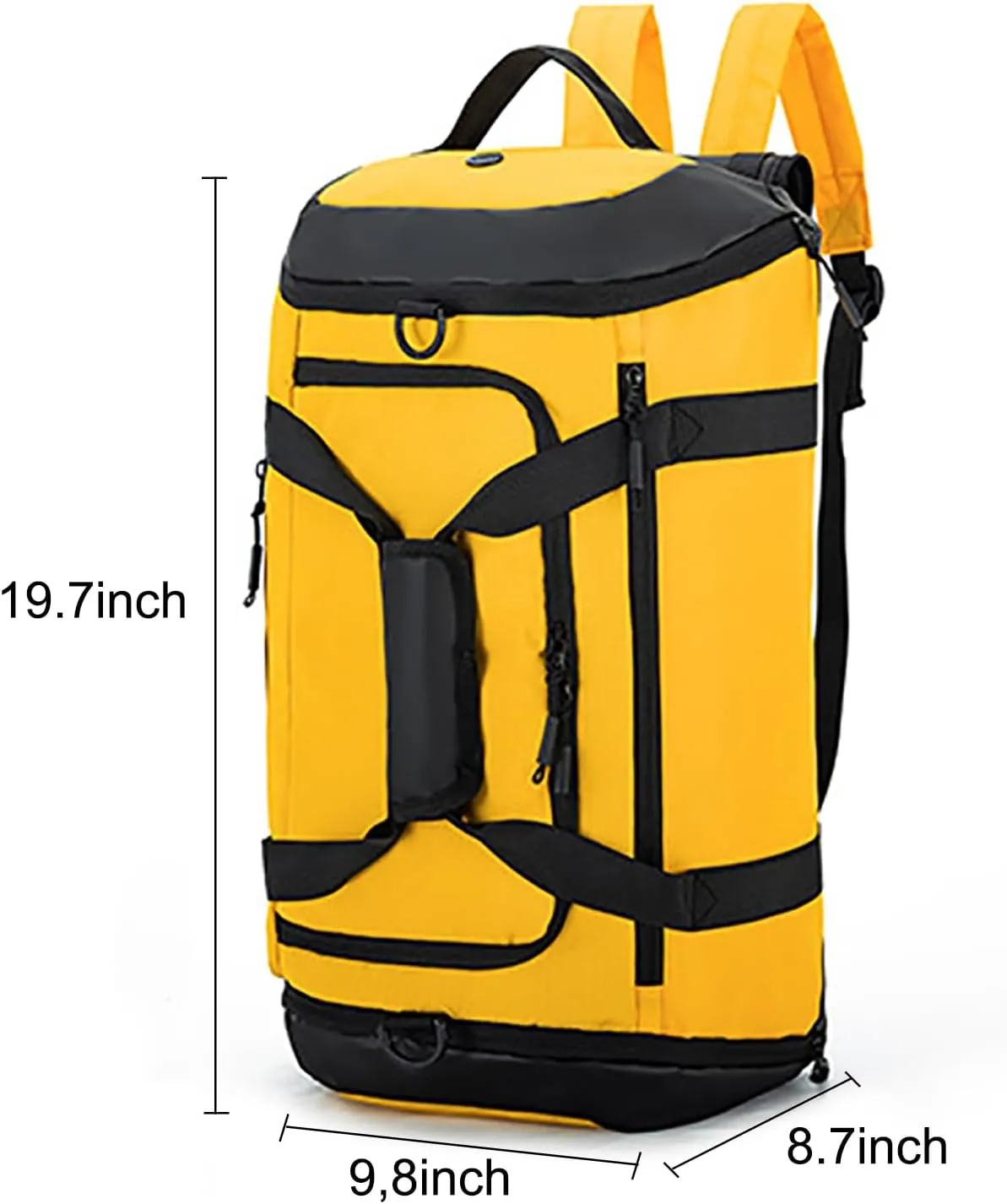 Gym Duffle Bags Gym Bag for Men Travel Duffle Bag With Shoe Compartment Wet Pocket Sports Duffle Bag Weekender Overnight Backpack (Green)