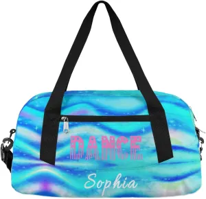 Gymnastics Custom Kids Duffel Overnight Dance Bag for Girls Personalized Dance Duffle Bag for Women Girls Customized Kids Gifts