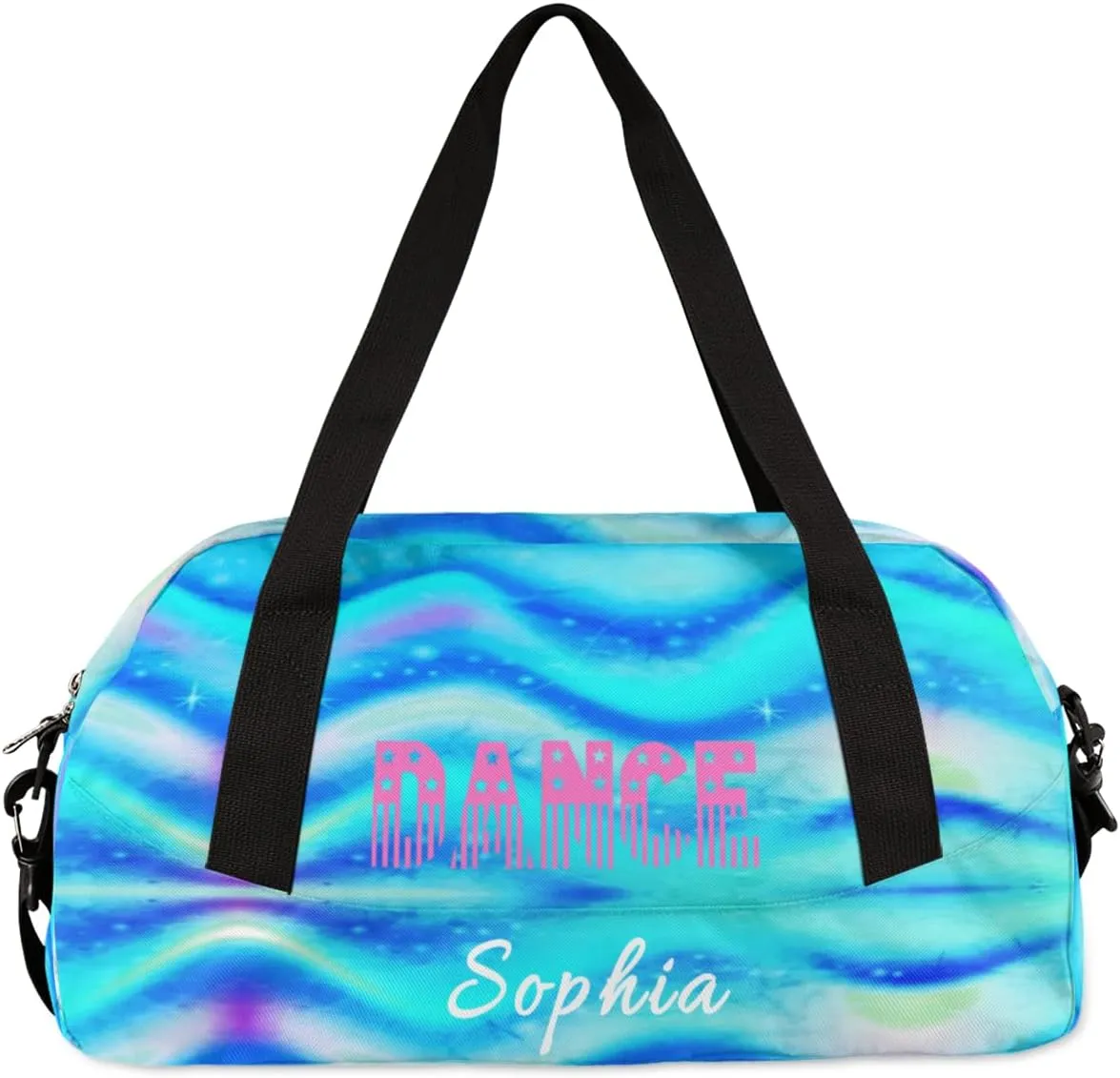 Gymnastics Custom Kids Duffel Overnight Dance Bag for Girls Personalized Dance Duffle Bag for Women Girls Customized Kids Gifts