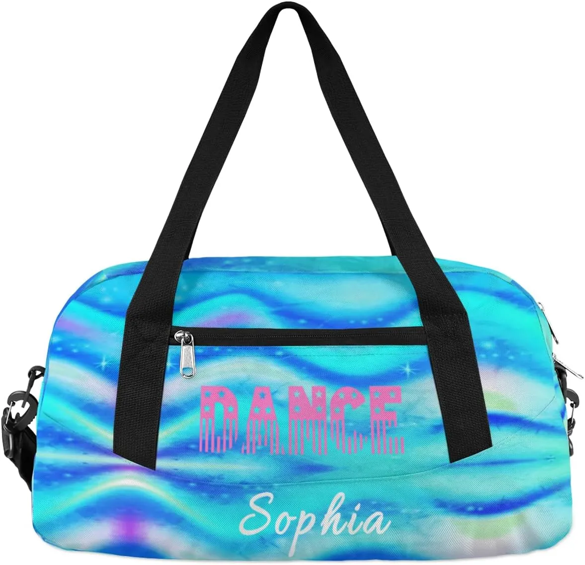Gymnastics Custom Kids Duffel Overnight Dance Bag for Girls Personalized Dance Duffle Bag for Women Girls Customized Kids Gifts