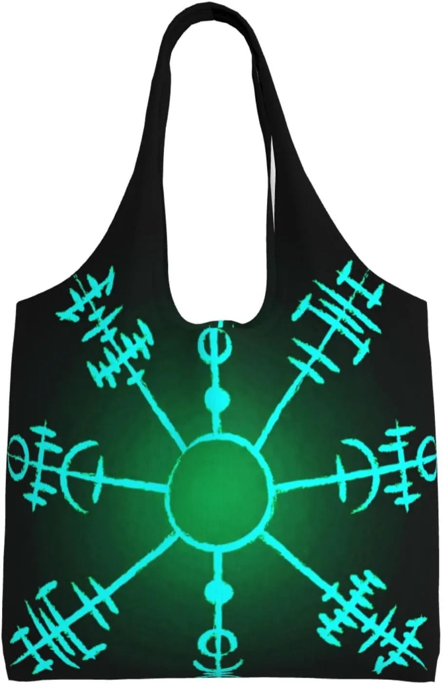 halloween spider web black Canvas Tote Bags Reusable Shopping Bag Handbag for Shopper Beach Gifts