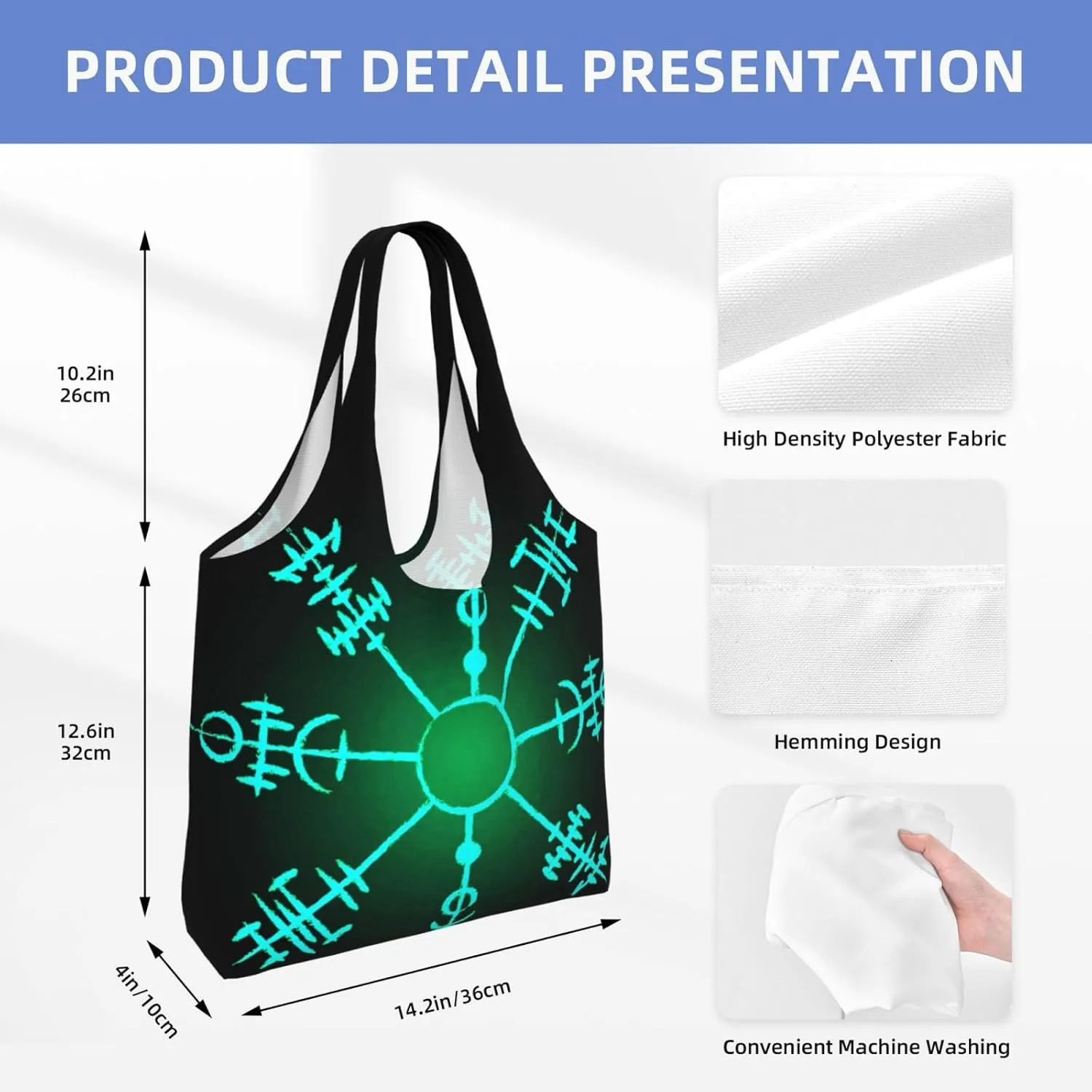 halloween spider web black Canvas Tote Bags Reusable Shopping Bag Handbag for Shopper Beach Gifts