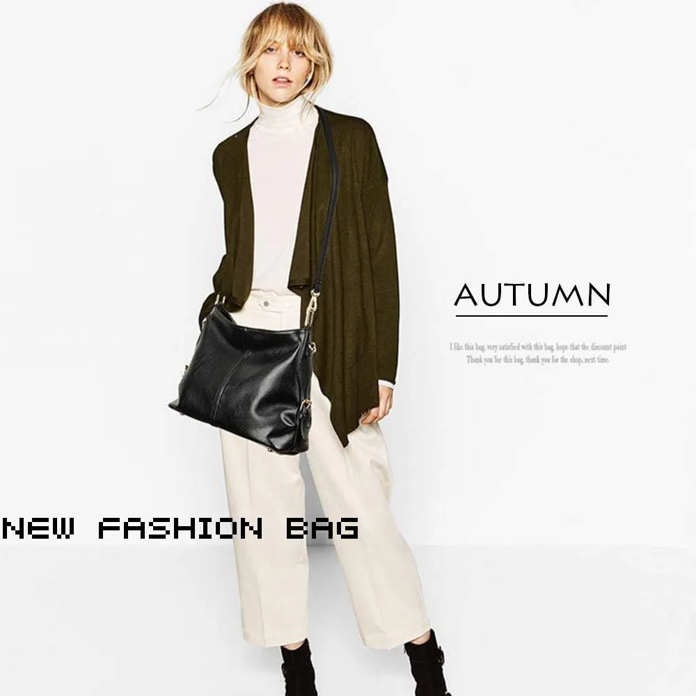 Handbags for Women Large Capacity Ladies Hobo Bag Faux Leather Purse Shoulder Bags Tote