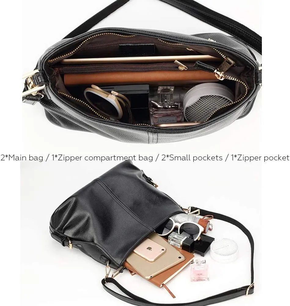Handbags for Women Large Capacity Ladies Hobo Bag Faux Leather Purse Shoulder Bags Tote
