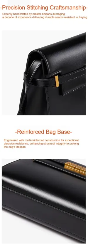 Handmade Genuine Leather Crossbody Bag, Magnetic Closure, Adjustable Strap Multiple Color&Texture Annual New