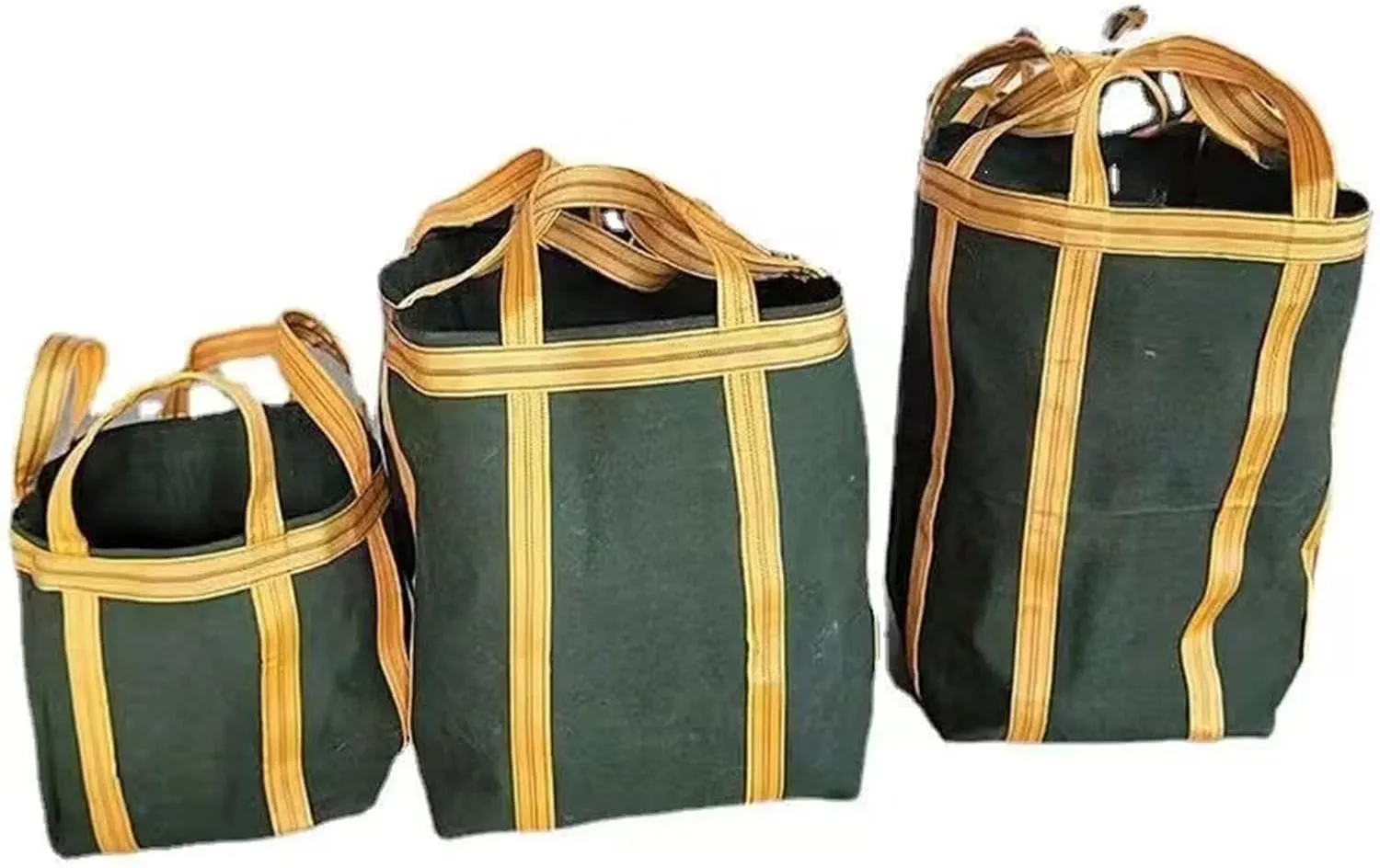 Hanging lifting bag - Reusable Lift Bag - Tarpaulin Scatter Bag - Ton Bag, Lift Bag Weaving Sail Bag for Crane Platform Forklift, Dock Safety Anti-tear Strong Load bearing Bag(50 X 50X50CM/Load 500kg)