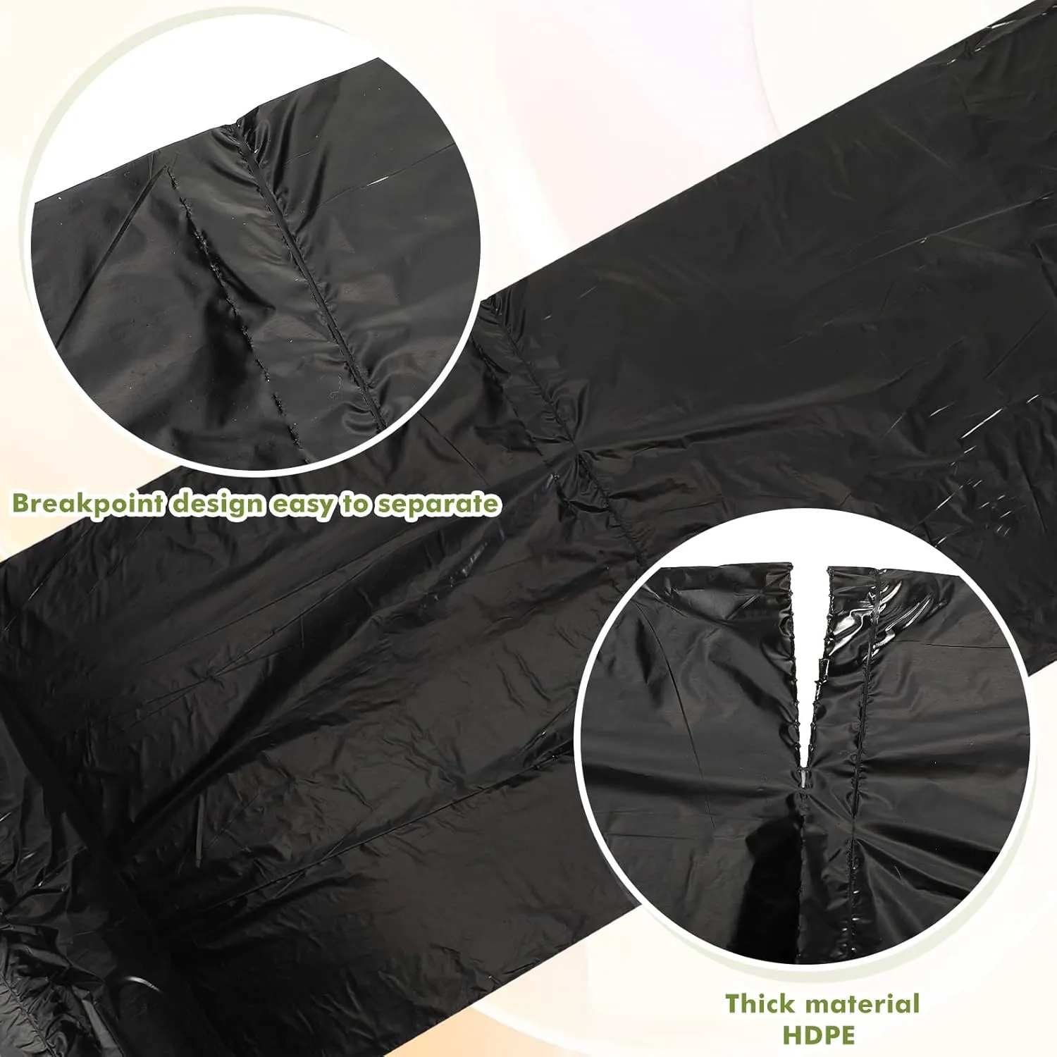 Harloon 6000 Counts Dog Poop Waste Bags 30 Rolls 12 x 8 Inches Extra Thick Strong Leak PET Proof Bags Disposable Bulk Universal Doggy Roll Waste Box for Puppy Outdoor Walking Travel(Black)