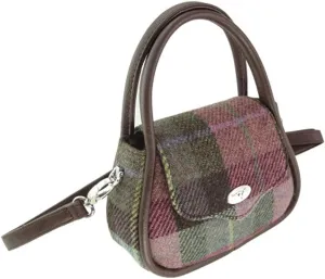 Harris Tweed 'Buchan' Round Mini Handbag