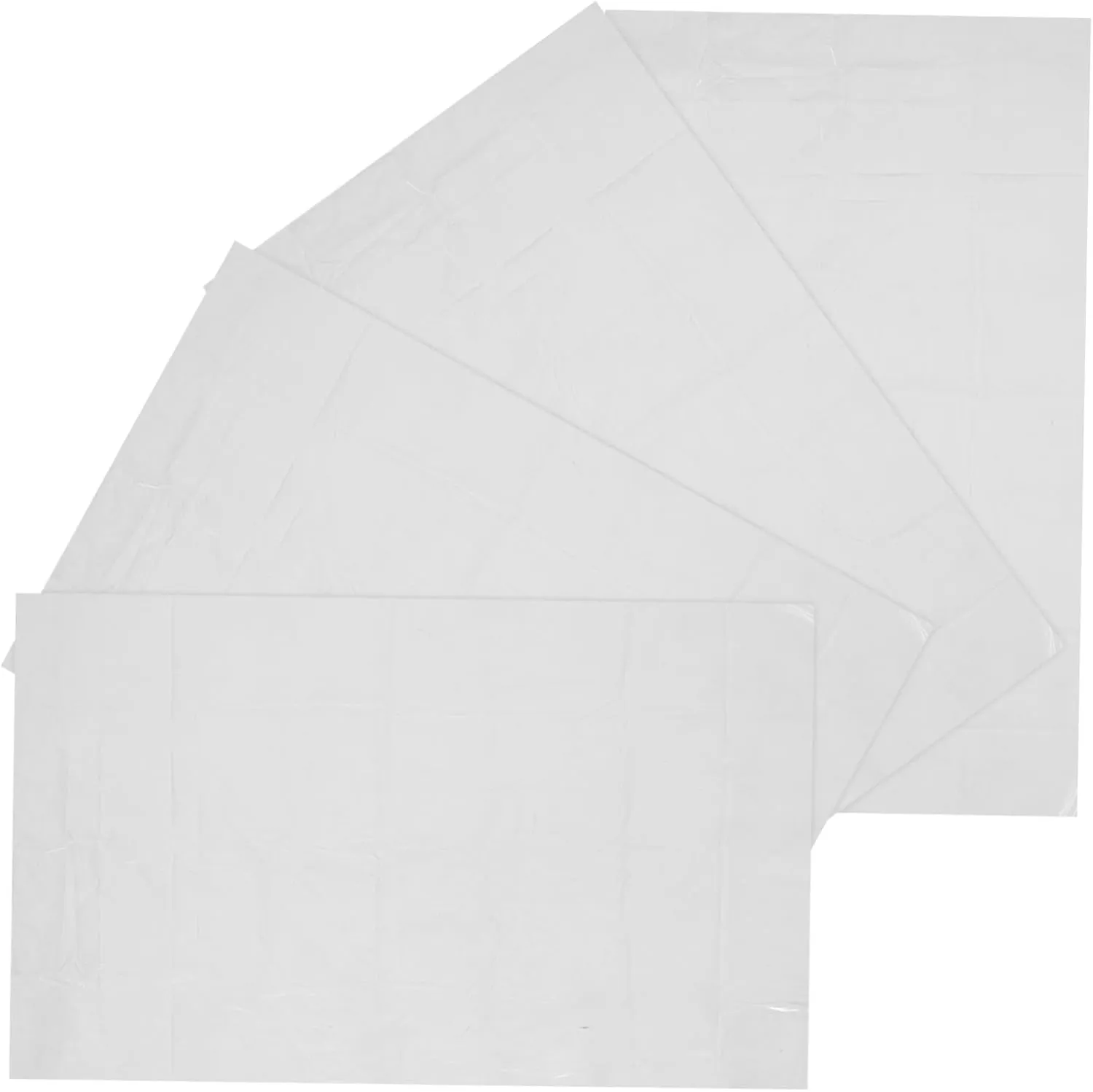 Healifty 4pcs Extra Large Clear Storage Bags Foldable Travel Clothes Organizer Transparent Design for Easy Identification Sustainable Space Efficient for Blankets Luggage and Camping