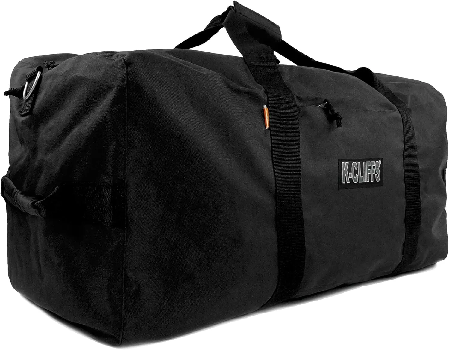 Heavy Duty Cargo Duffel Large Sport Gear Drum Set Equipment Hardware Travel Bag Rooftop Rack Bag (21" x 10" x 9", Black)