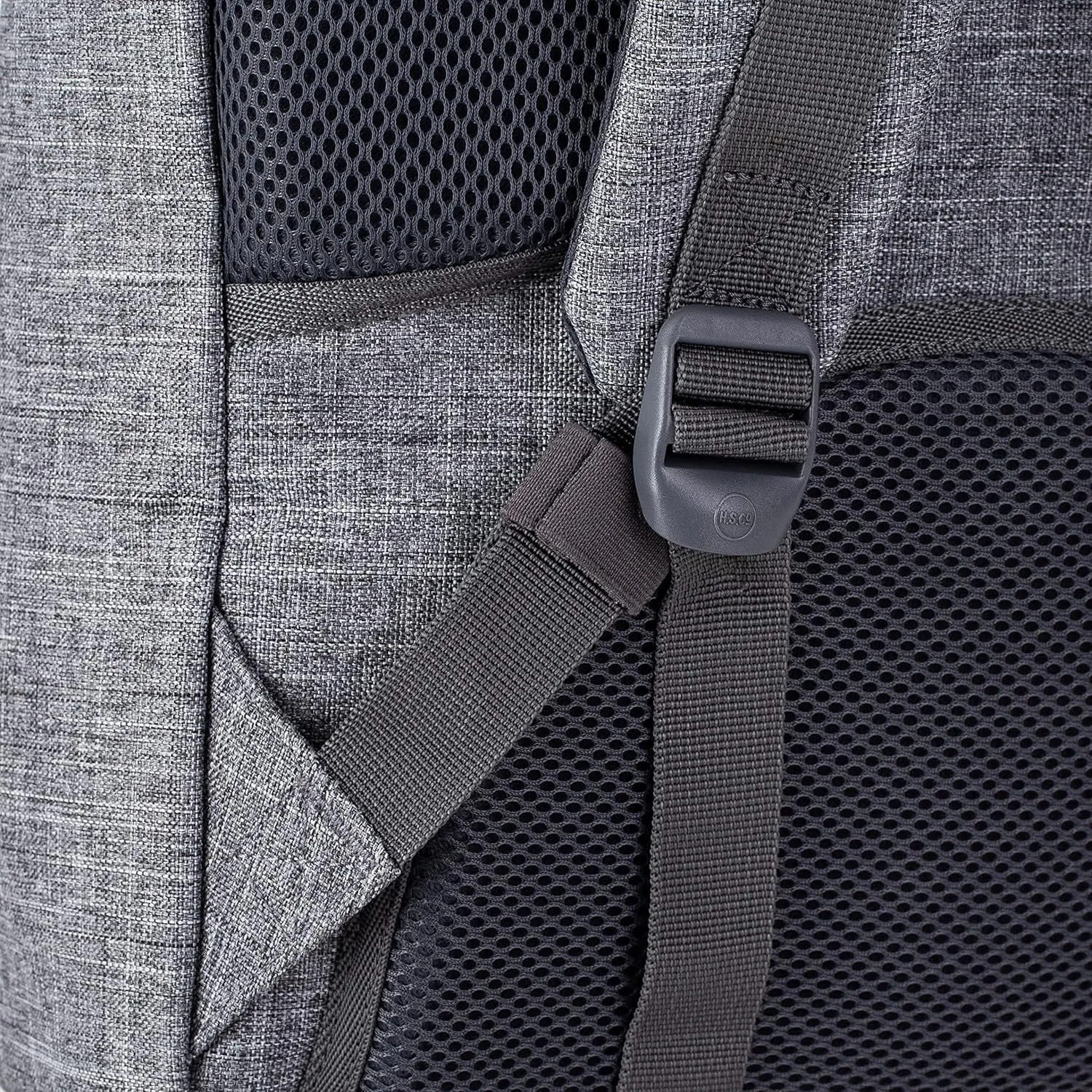 Herschel Little America Laptop Backpack, Raven Crosshatch/Black Rubber/3m Insert, Mid-Volume 17.0L