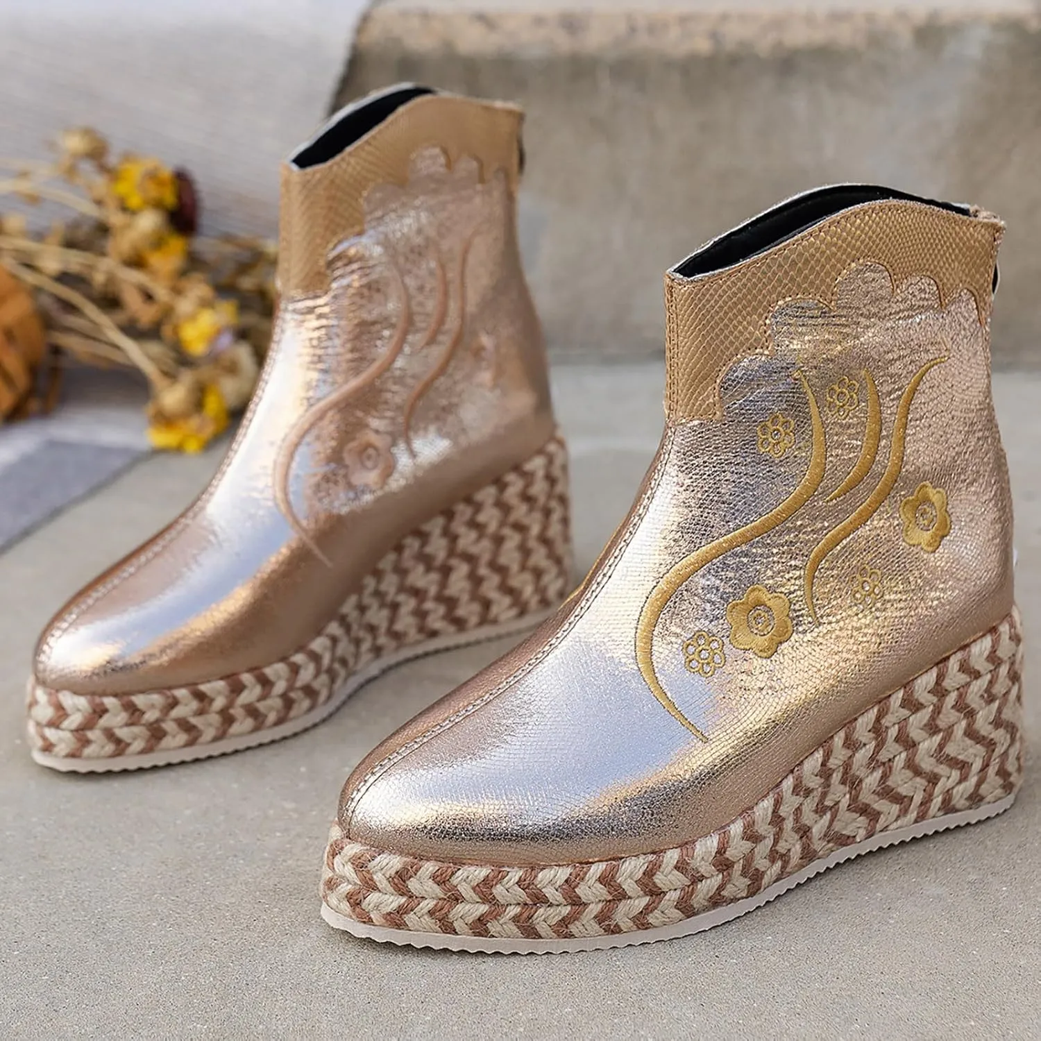 High Heel Ankle Boots for Women Black Boots Women Womens Lace Up Boots Women's Winter Boot Womens Leather Ankle Boots Low Heel Ankle Booties Wedge Heel