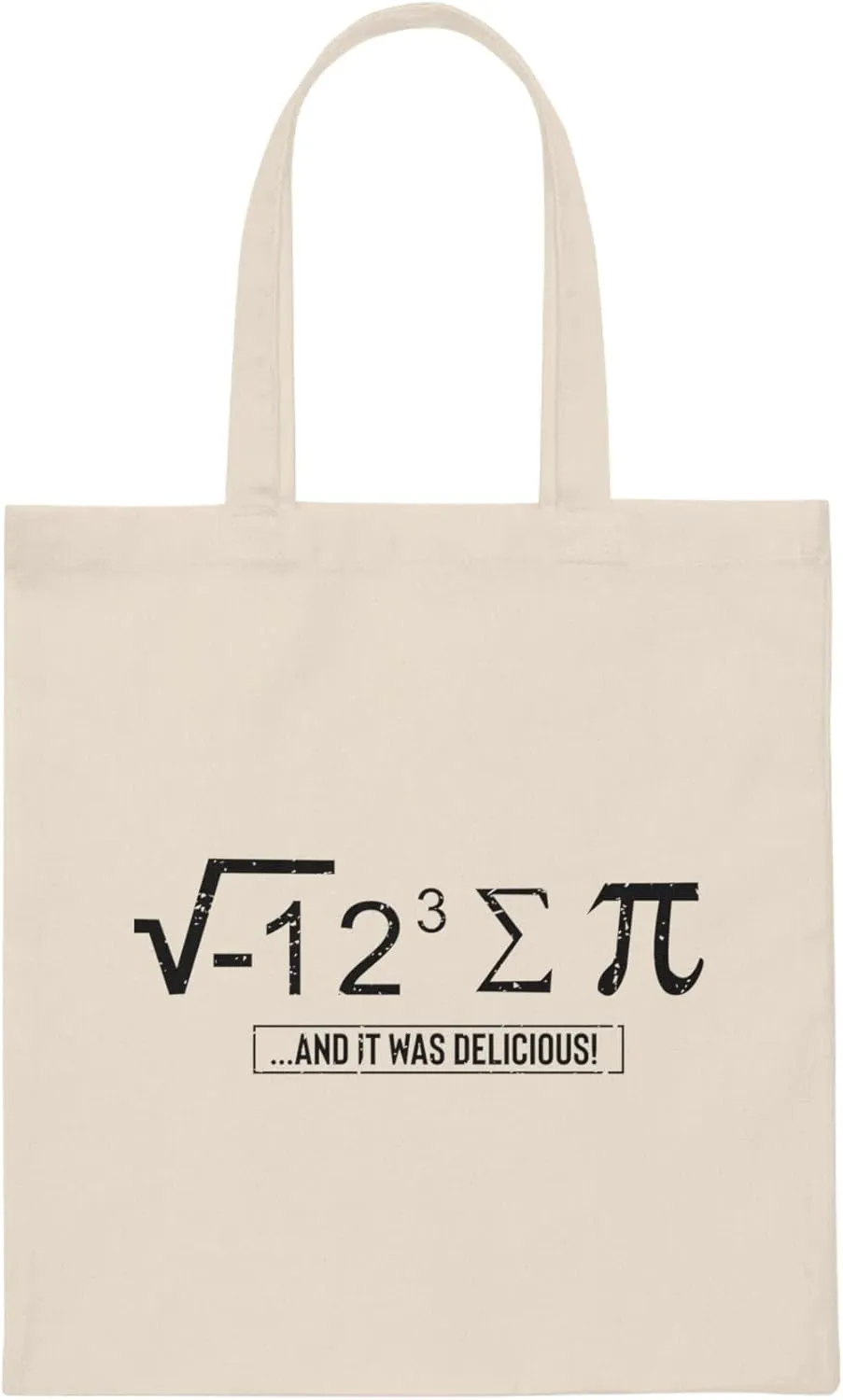 Hilarious Pies Calculations Computation Math Solving Problem Novelty Figuring Solutions Teaching Enthusiast Canvas Tote Bag