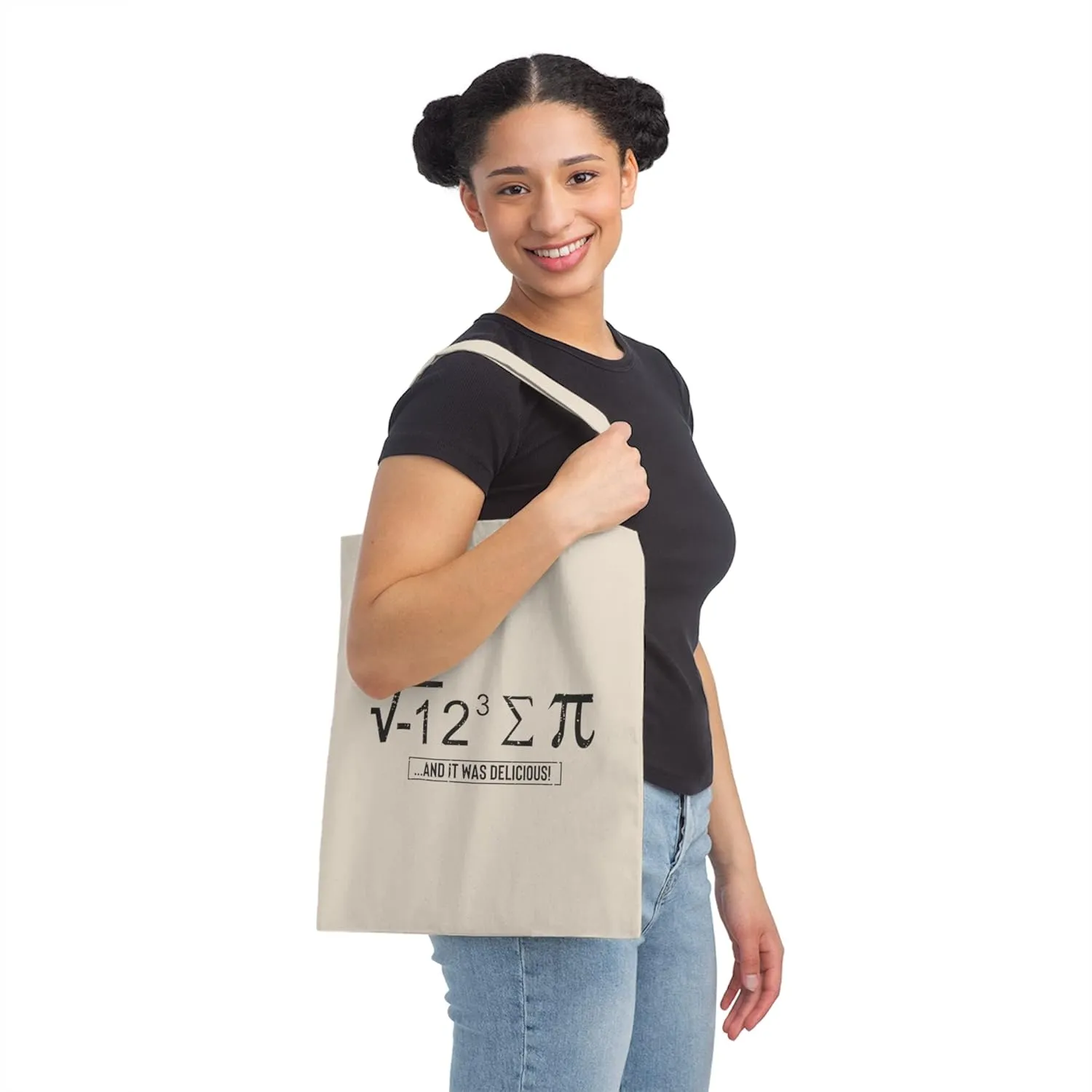 Hilarious Pies Calculations Computation Math Solving Problem Novelty Figuring Solutions Teaching Enthusiast Canvas Tote Bag