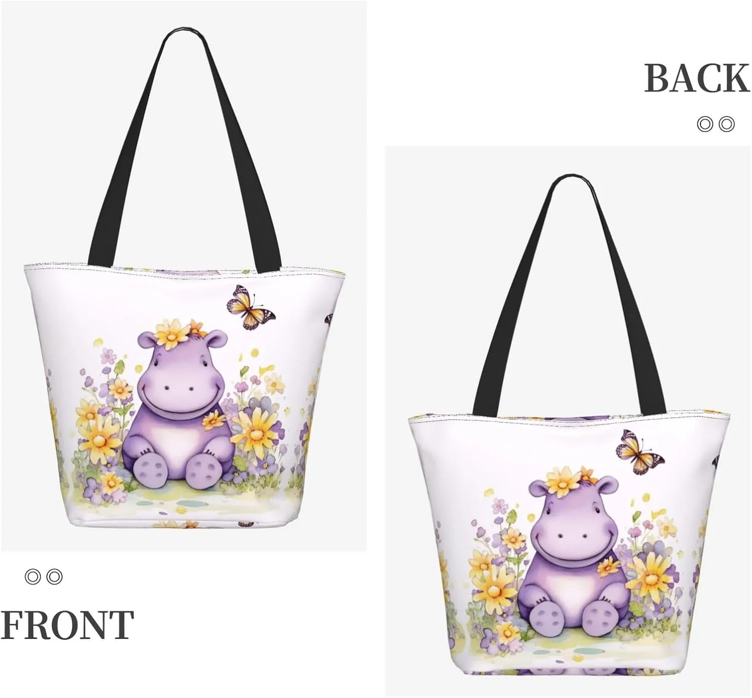 Horses On The Beach Printed Fashionable Large Handbag And Shoulder Bag, Suitable For Various Daily Use