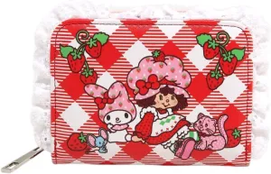 Hot Topic Strawberry Shortcake X My Melody Mini Wallet DENIM NONE