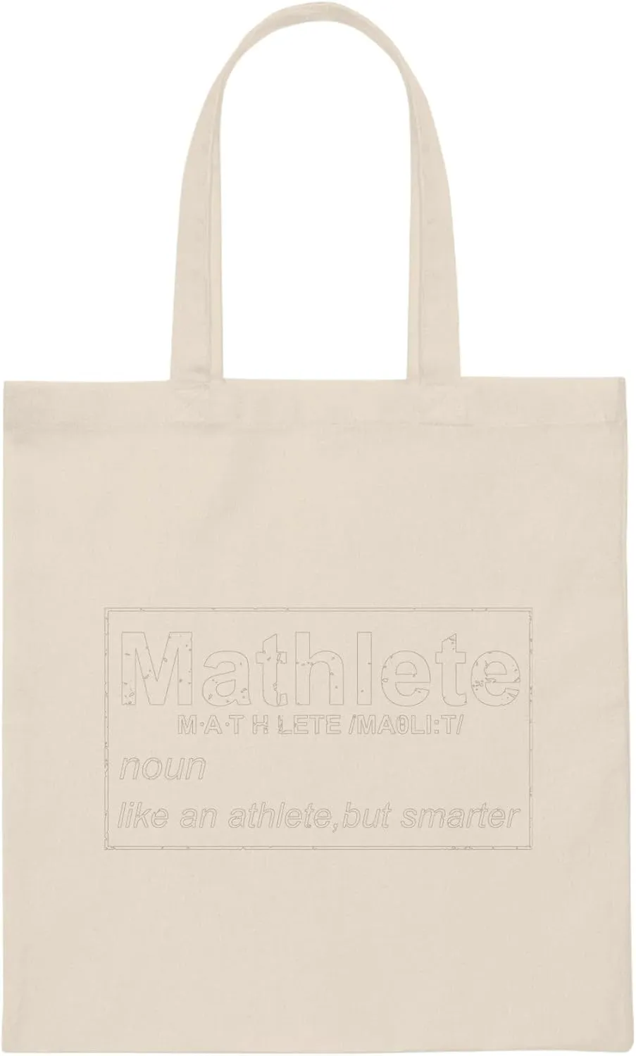 Humorous Athletic Mathematicians Appreciation Gags Sayings Funny Geeky Learners Sportsmen Mockeries Quotes Canvas Tote Bag
