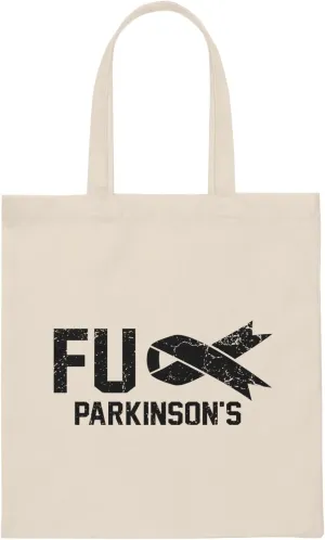 Humorous Parkinsonism Shaking Palsy Rare Sickness Disease Novelty Dopamine Neuropsychiatry Paralysis Devotee Canvas Tote Bag