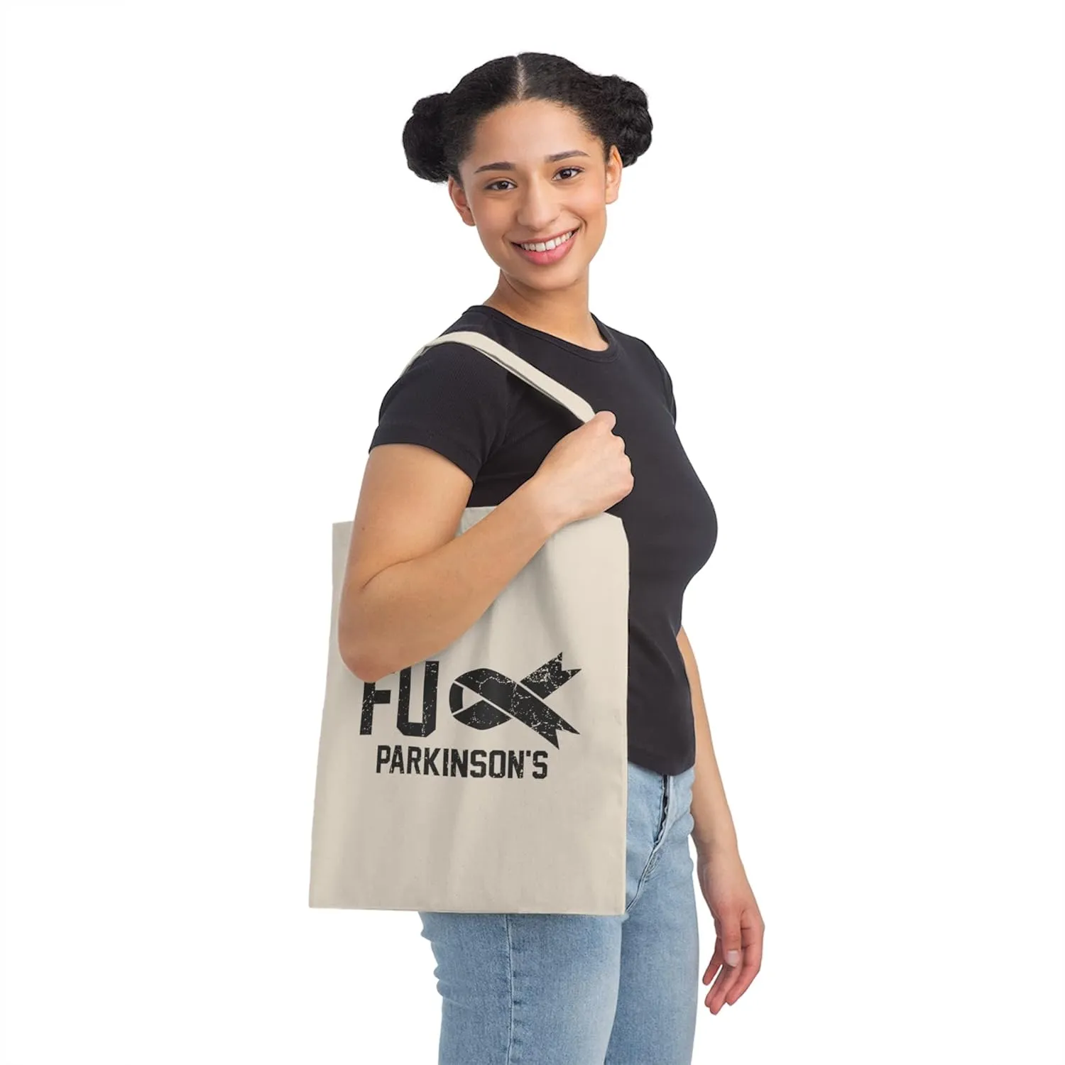 Humorous Parkinsonism Shaking Palsy Rare Sickness Disease Novelty Dopamine Neuropsychiatry Paralysis Devotee Canvas Tote Bag