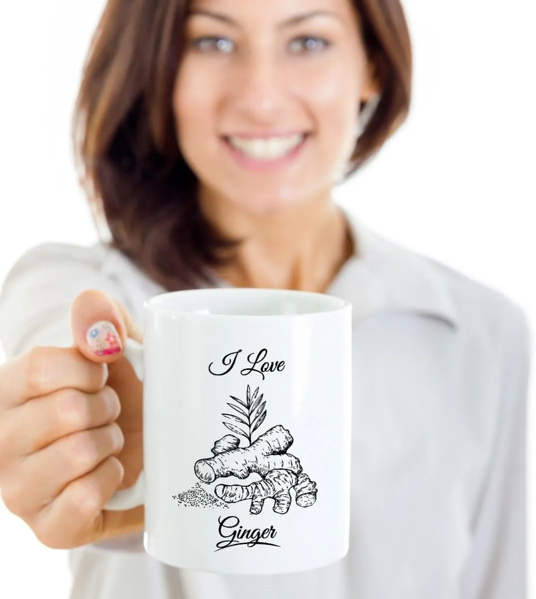I Love Ginger Root Home Cooking Essentials Coffee & Tea Mug Stuff For A Cook & Women Cooks (15oz)