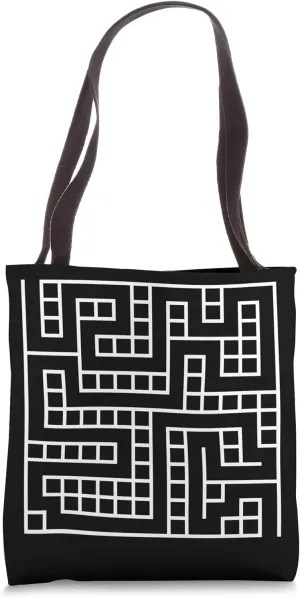 Illusion Optical Illusions Geometry Abstract Art Fun Maze Tote Bag