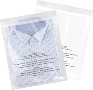 iMailer - 12" x 18"(1000 Counts) - Poly Bags with Suffocation Warning Self Seal 1.6 Mil for Clothing, Shirts, Packaging - Permanent Adhesive