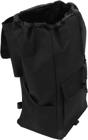 IMIKEYA Thick Oxford Fabric Grocery Cart Bag Collapsible Trolley Replacement Bag Waterproof Spacious Black