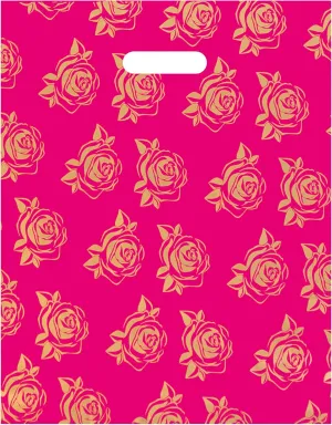 Infinite Pack Reusable Printed Plastic Merchandise Retail Shopping Bags for Boutiques, Stores and Malls