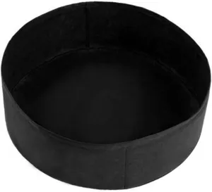 Insulated Planting Bag Felt Planting Pouch Pocket Round Garden Fleece Bag for Vegetables