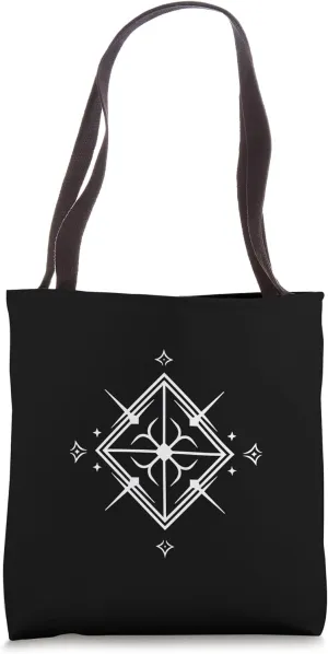 Intricate Geometric Starburst Modern Art Tote Bag