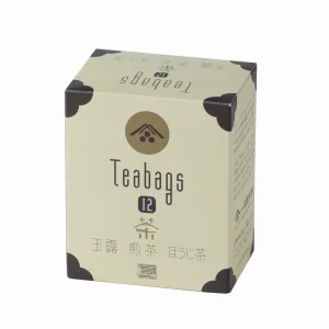 Ippodo Japanese Green Tea set (Gyokuro Sencha Hojicha) 12 Tea bags set Japan Import